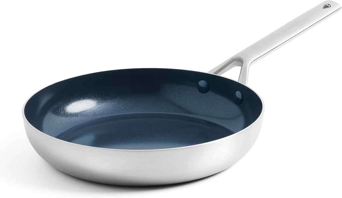 Blue Diamond Triple Steel – patelnia ceramiczna 28 cm (stal nierdzewna, nieprzywierająca)