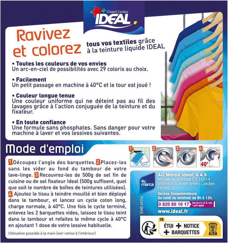Ideal Mini – płynny barwnik do tkanin