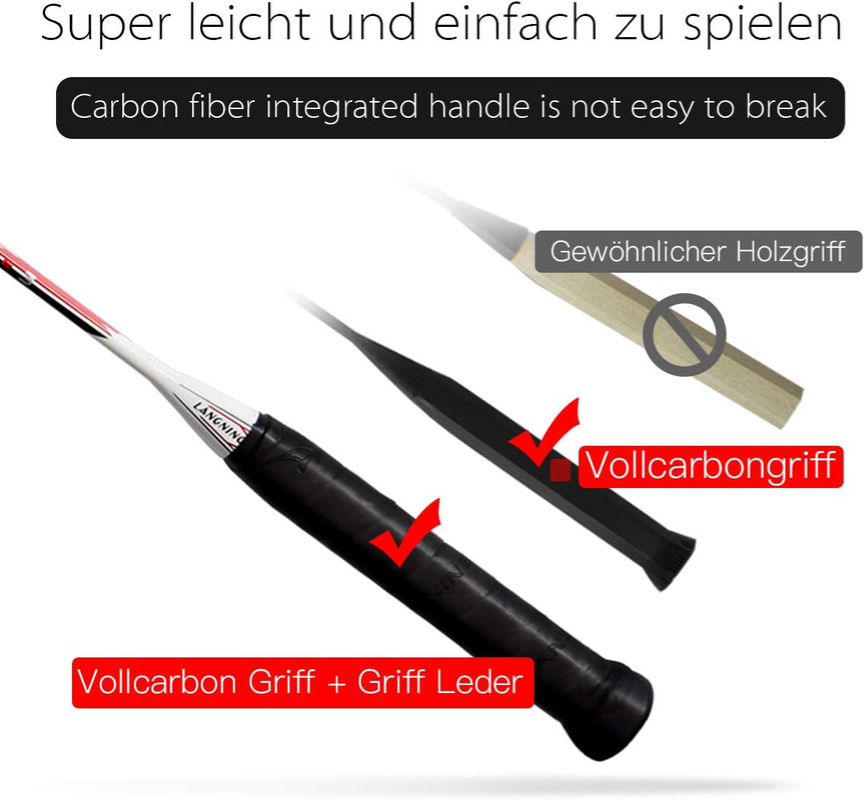 LANGNING – zestaw 2 rakiet do badmintona