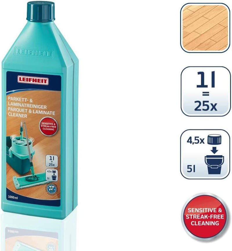 Leifheit – środek do czyszczenia parkietu i laminatu