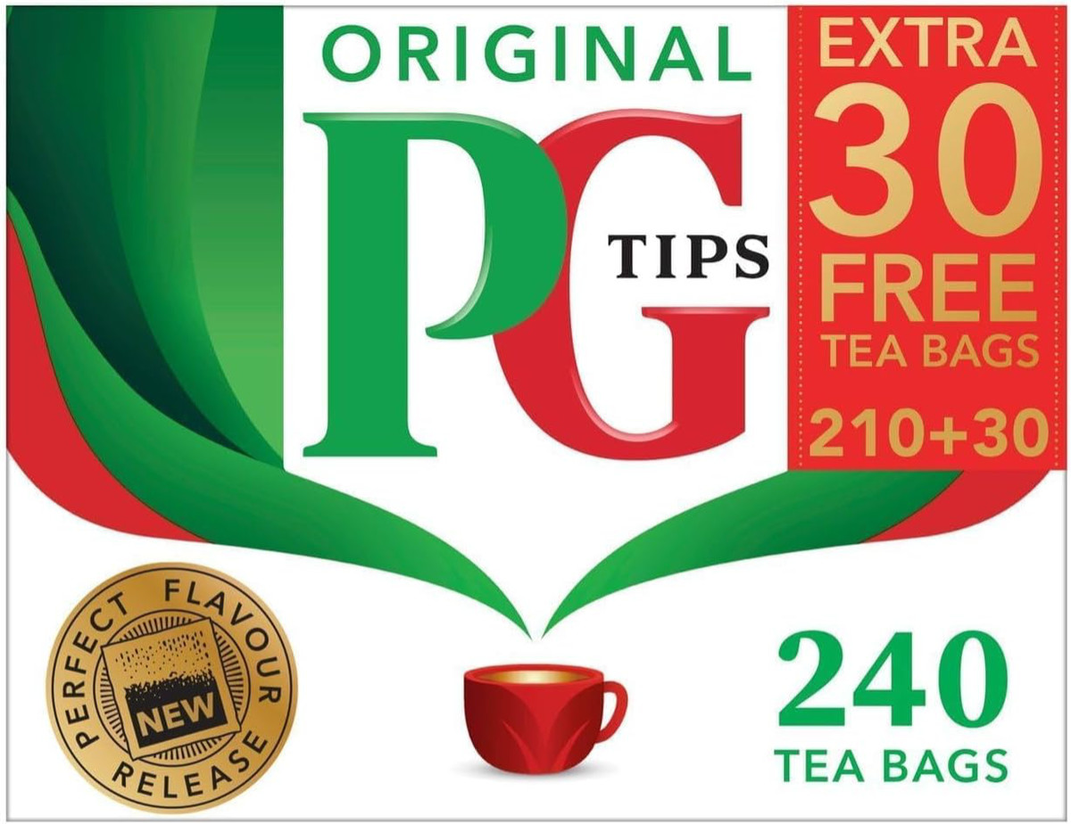 PG Tips Pyramid – klasyczna angielska herbata w piramidkach - 240 torebek