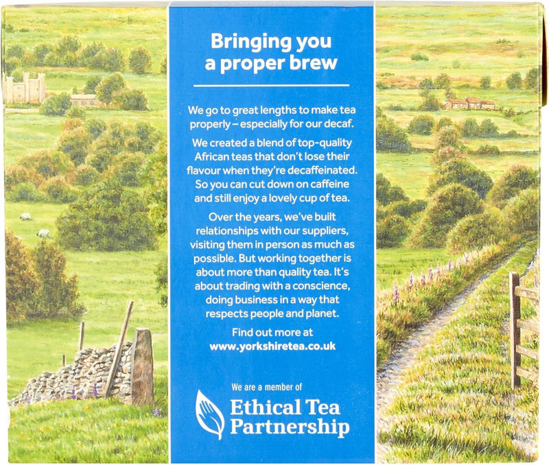 Yorkshire Tea Bez Kofeiny – czarna angielska herbata bez kofeiny