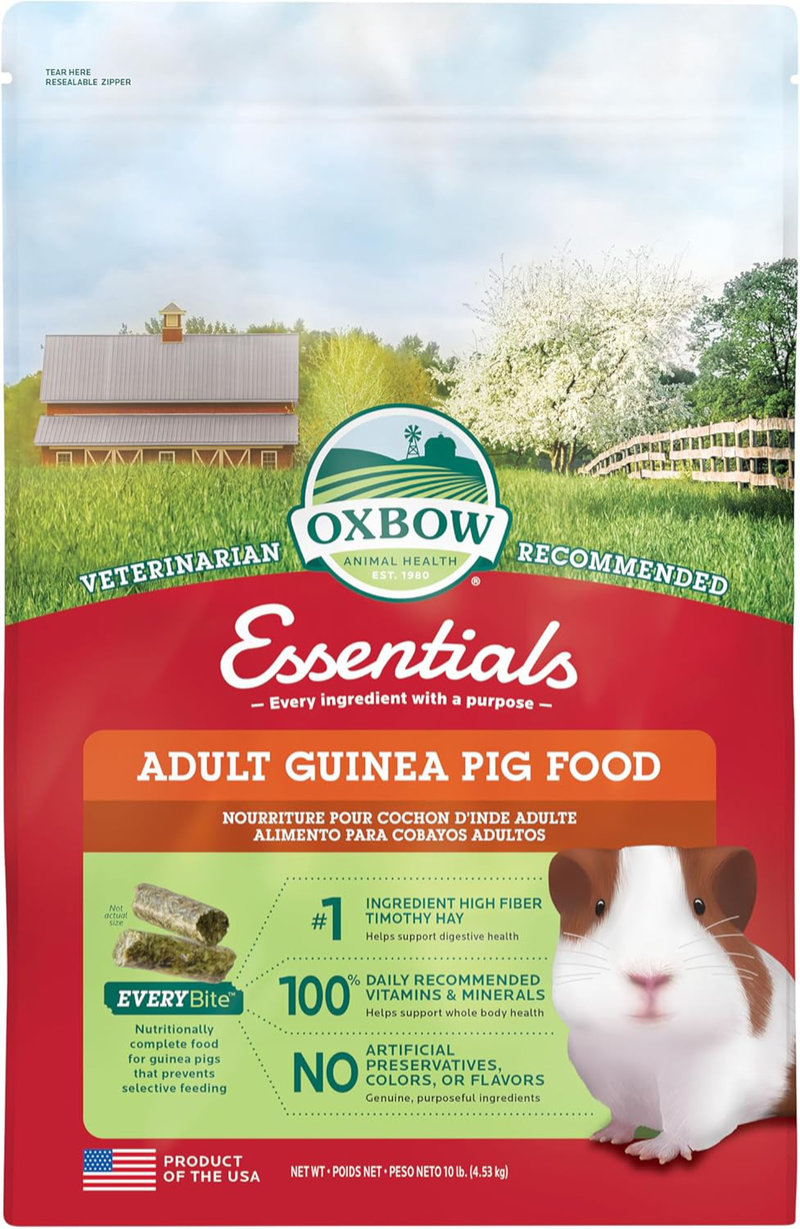Oxbow Essentials – karma dla świnek morskich, 4,5 kg
