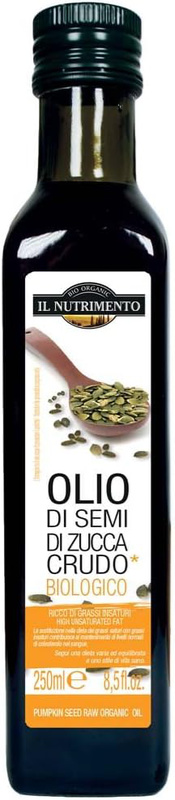 Il Nutrimento (Probios) – bio olej z pestek dyni „Crudo”, tłoczony na zimno (250 ml)