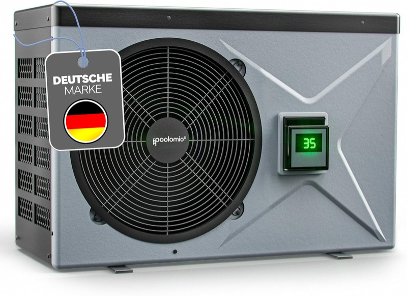 poolomio NET Inverter – pompa ciepła do basenu, pełny inwerter, cicha i energooszczędna, wbudowane Wi-Fi