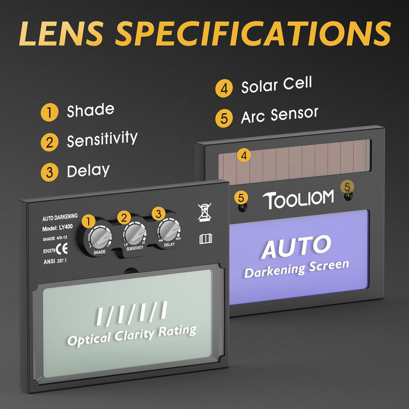 TOOLIOM Flip Up – Maska spawalnicza